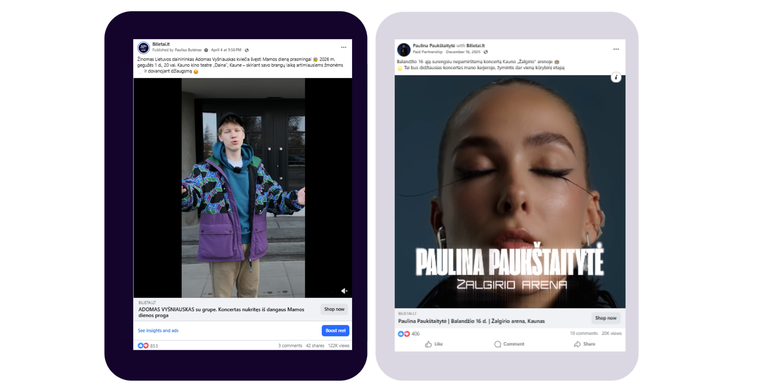 Social media advertising